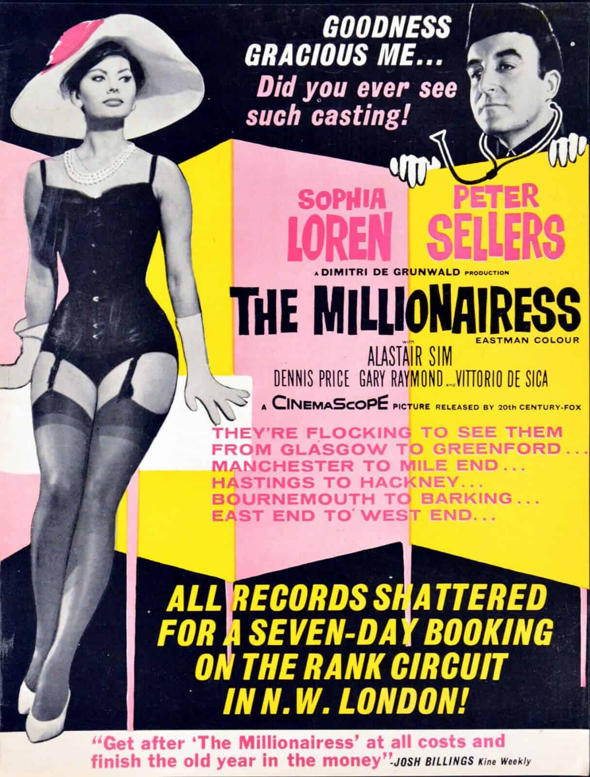 the millionairess poster